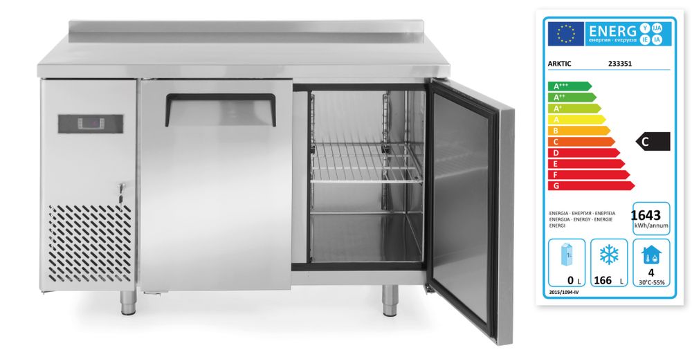 Tiefkühltisch zweitürig Kitchen Line 220L Arktic Kitchen Line 166L 230V/550W 1200x600x(H)886mm