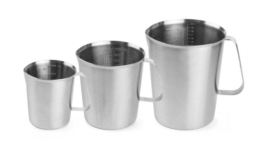 Messbecher Edelstahl 0.5L ø90x(H)105mm