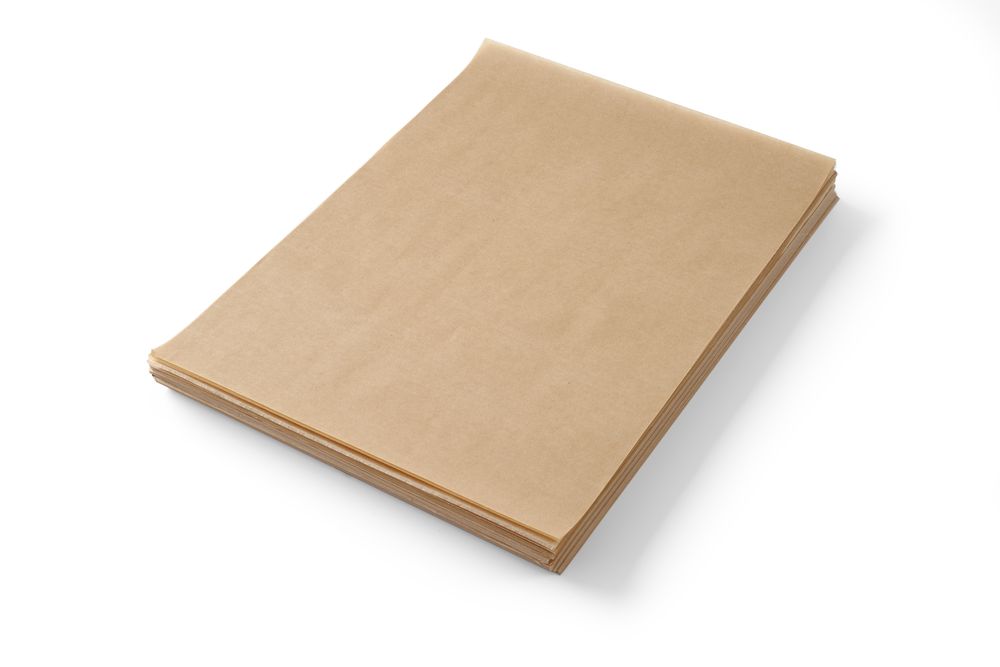 Einschlagpapier fettdicht Beige 500 Stück 25x35cm
