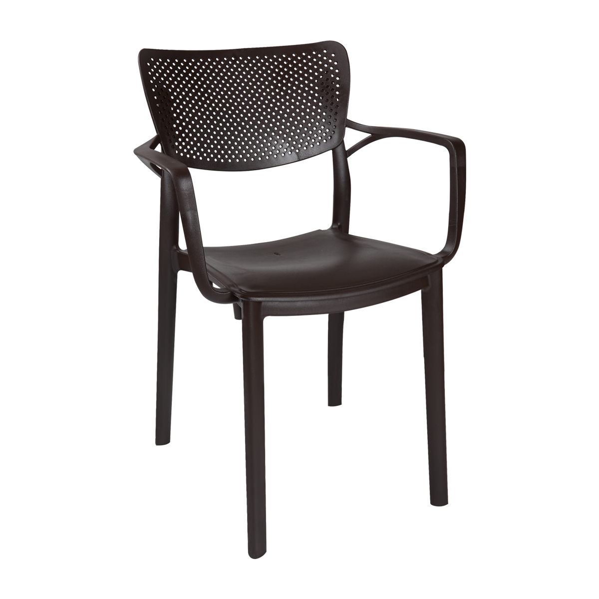 Outdoor Stühle für aussen Nisa-ONE Braun Polypropylen Hotel Bistro
