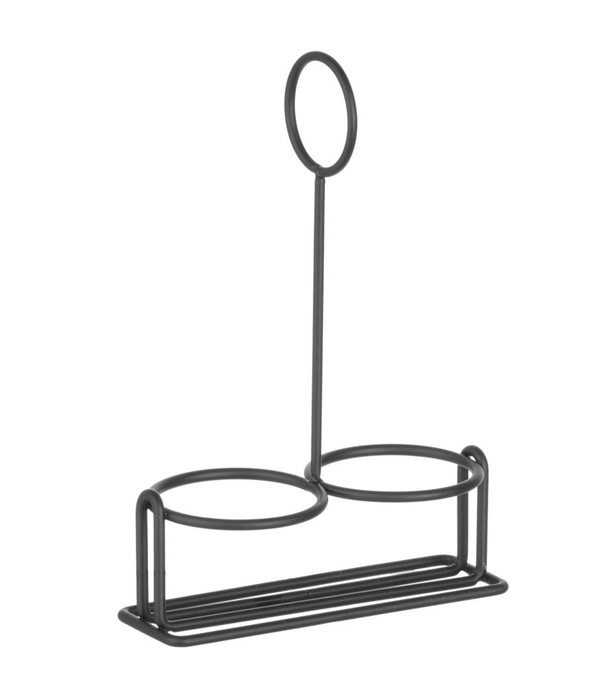 Gewürzständer schwarz  135x65x(H)200mm