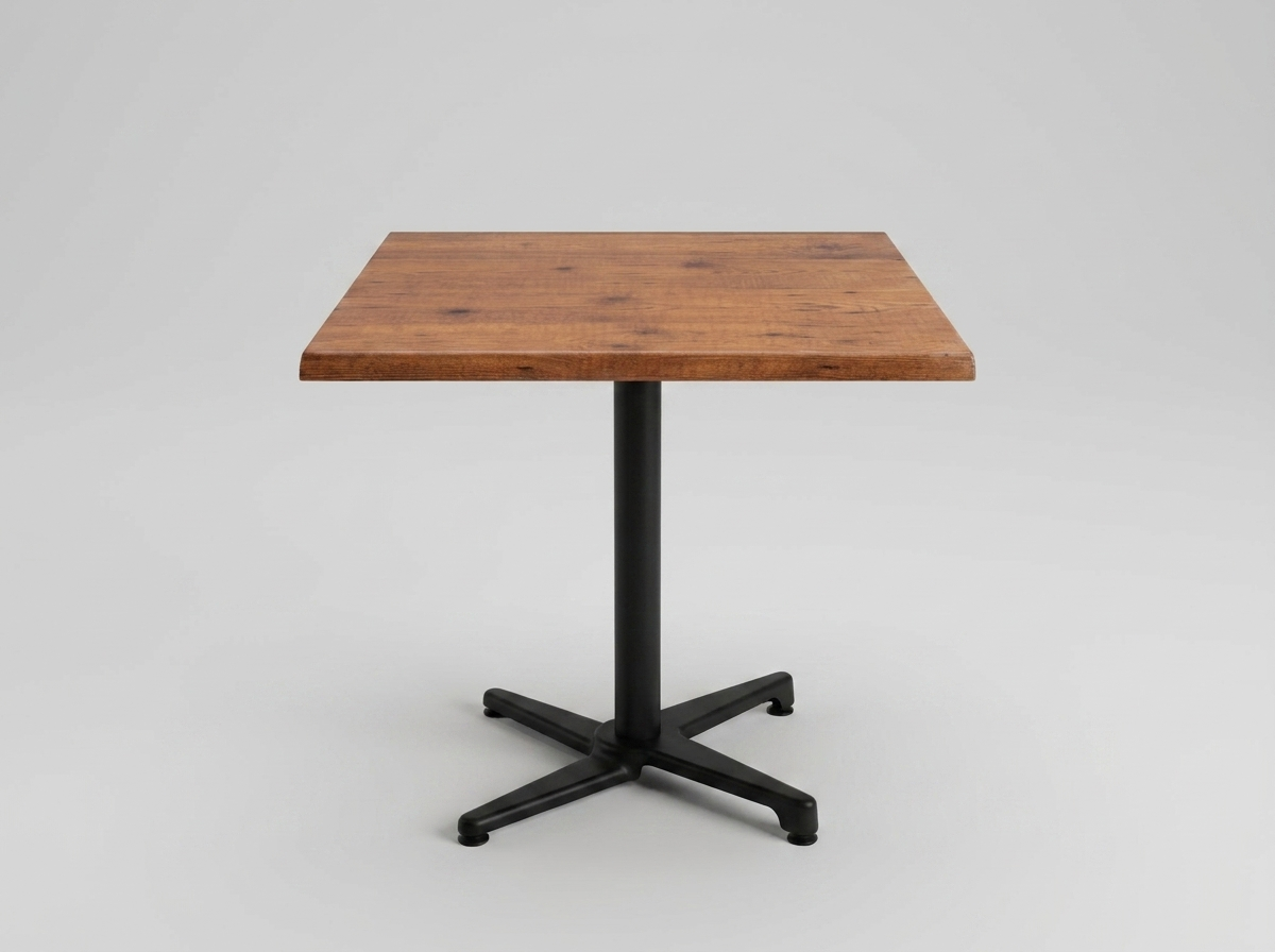 Dış mekan bistro masası 70x70cm koyu kahverengi TK1 - Brest