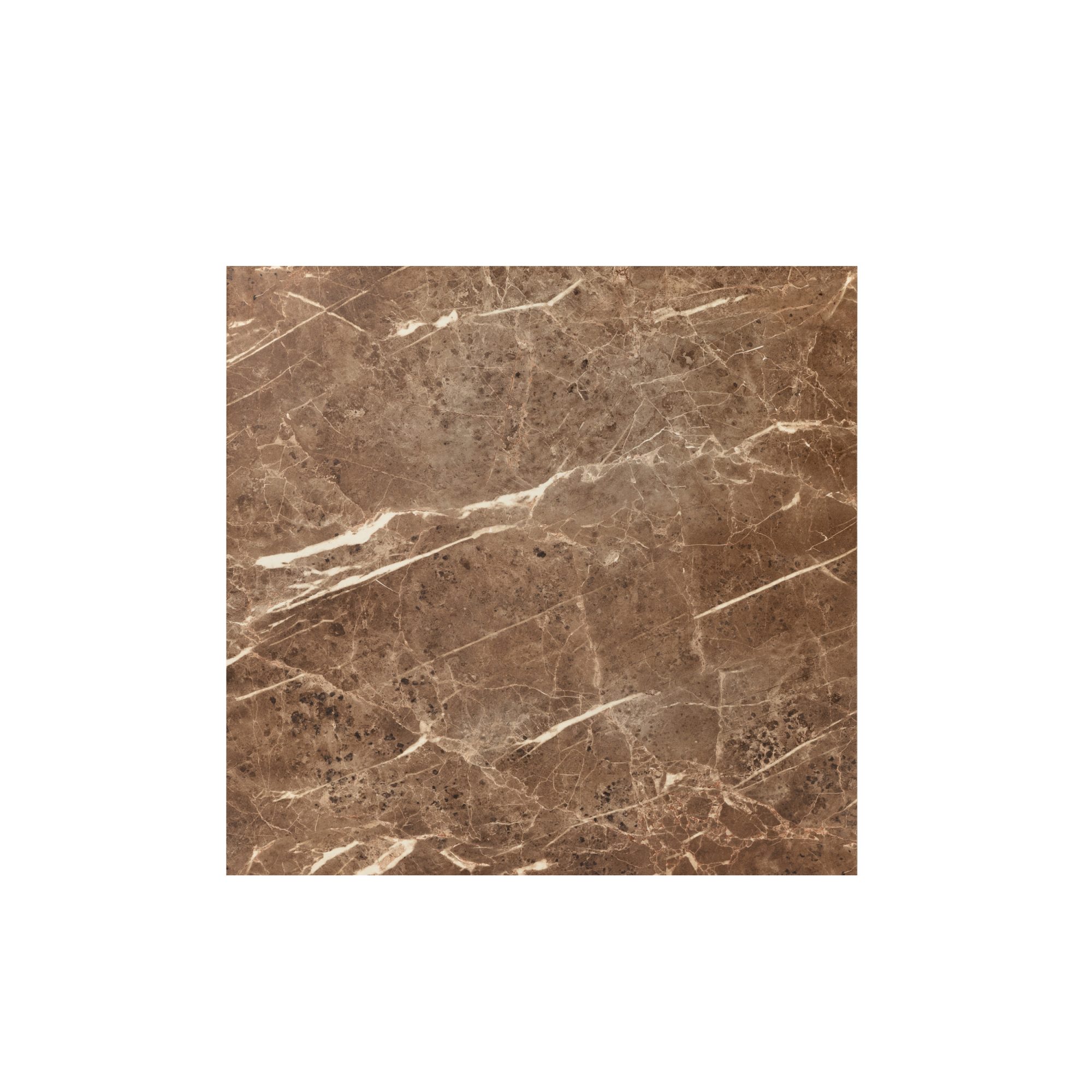 Restauranttisch Catania Mocca Marmor Optik 70x70cm Bistrotisch Gastrotisch-ING10747