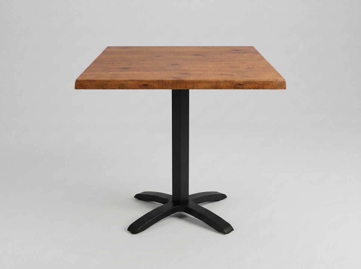 Dış mekan bistro masası 70x70cm koyu kahverengi TK1 - Brest