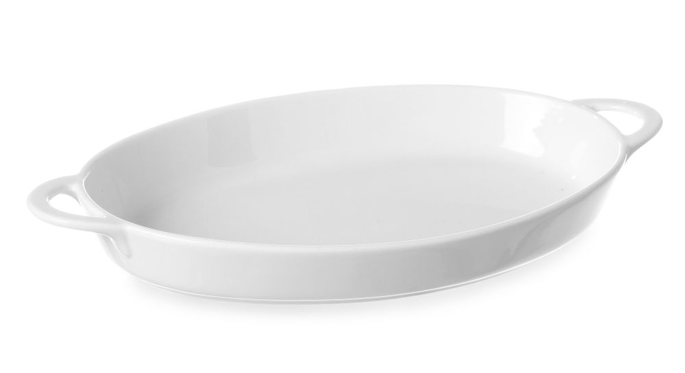 Ofenform mit Ohrengriffen oval  08L 324x185x(H)38mm