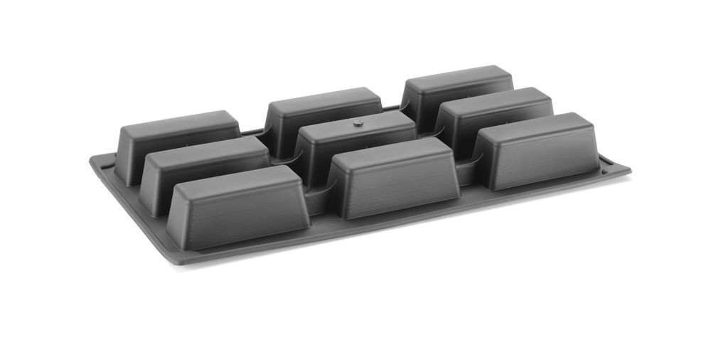 Silikonform Mini-Kuchen 80x30x(H)33mm GN 1/3 80x30x(H)33mm