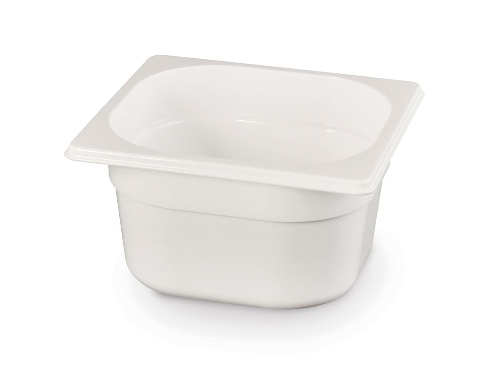Gastronorm-Behälter 1/6 GN 1/6 24L Weiß 176x162x(H)150mm
