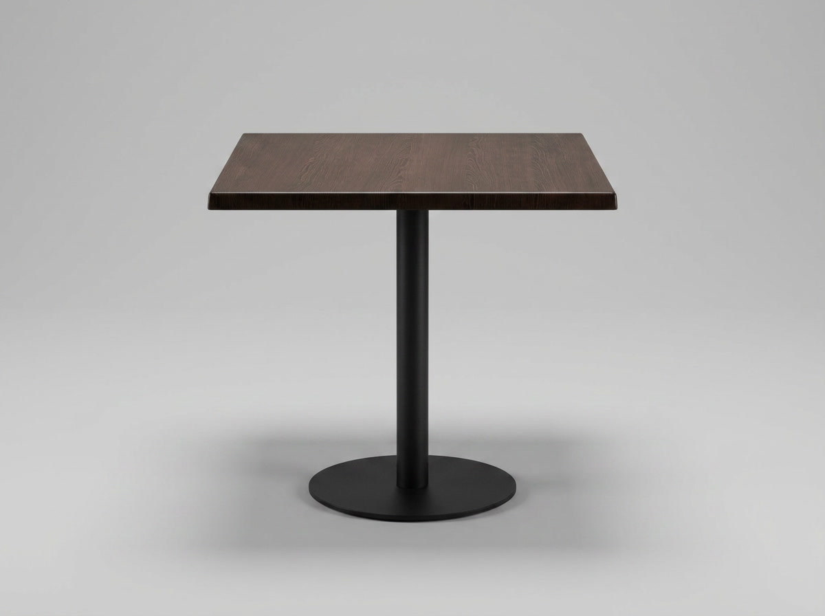 Dış mekan bistro masası 70x70cm koyu kahverengi TK1 - Brest