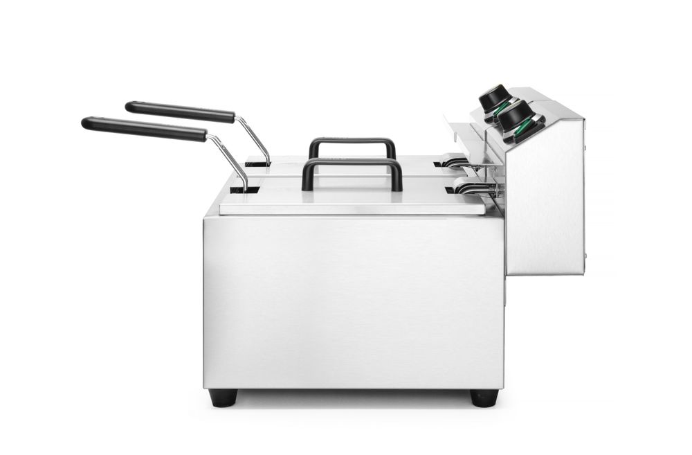 Profi Line Fritteuse  2 × 8 l    Profi Line  16L  230V/7000W  605x460x(H)369mm-ING11591