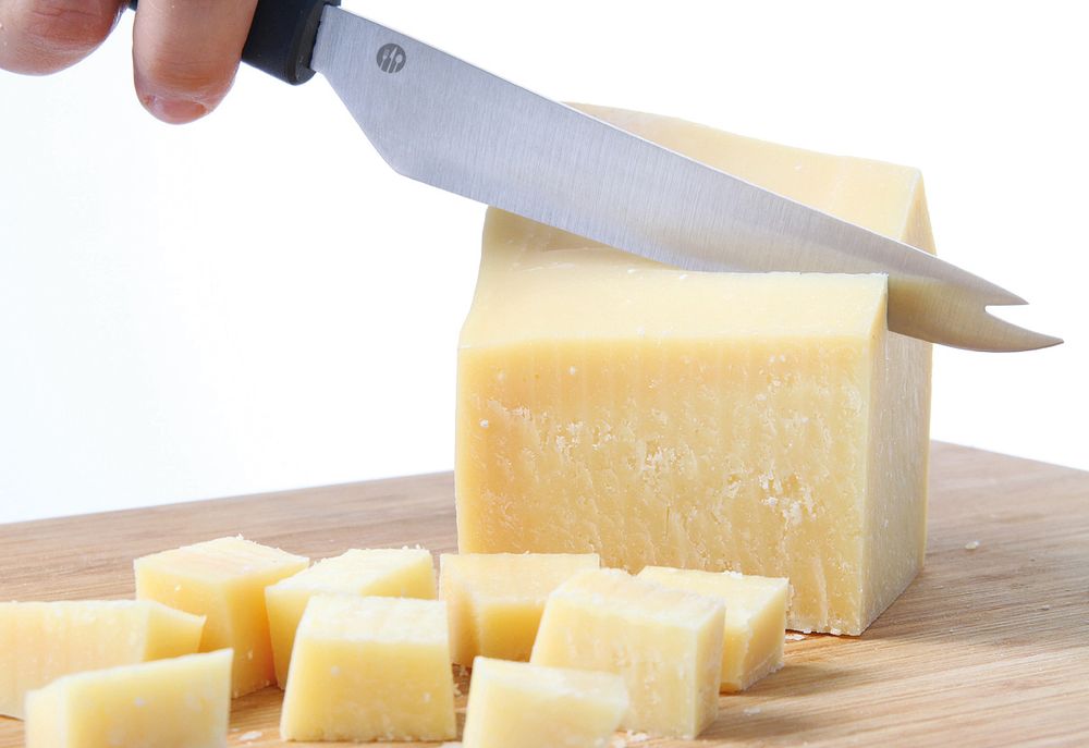 Käsemesser für Hartkäse Schwarz (L)250mm-ING12485