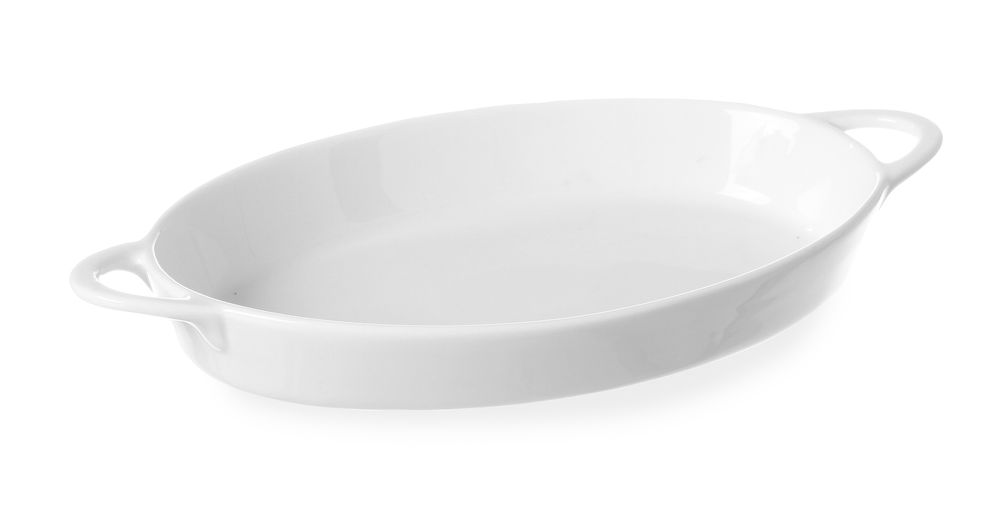Ofenform mit Ohrengriffen oval  035L 262x140x(H)33mm