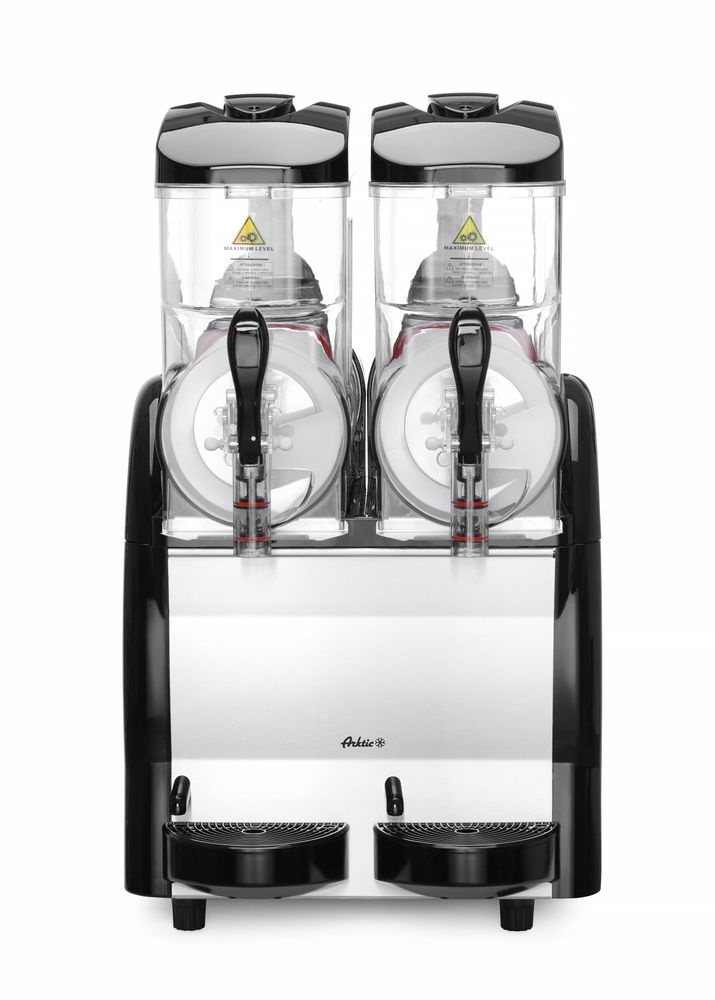 Slush-Eis-Maschine 2x12 Liter - 220-240V/710W 47x51,5x(H)78cm