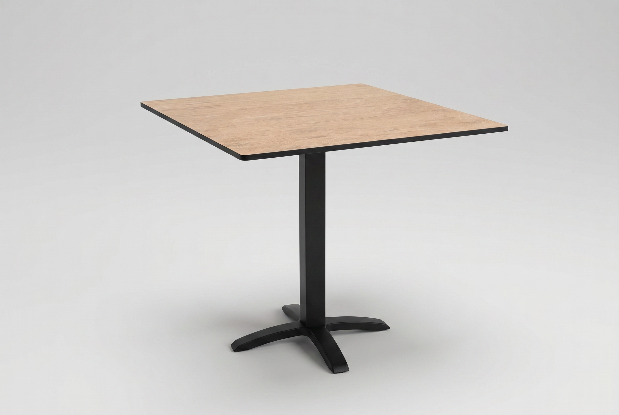 Dış Mekan Bistro Masası 70x70 cm Kompakt HPL Taş Görünümlü Kahverengi TK3 - Pescara