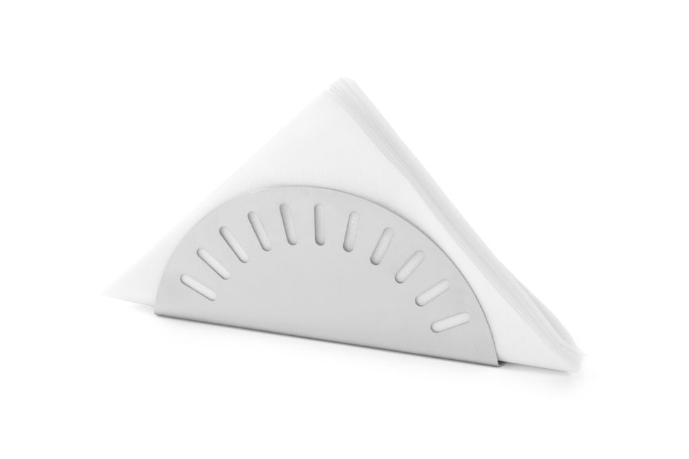 Serviettenhalter 170x30x(H)70mm Edelstahl Silber Matt