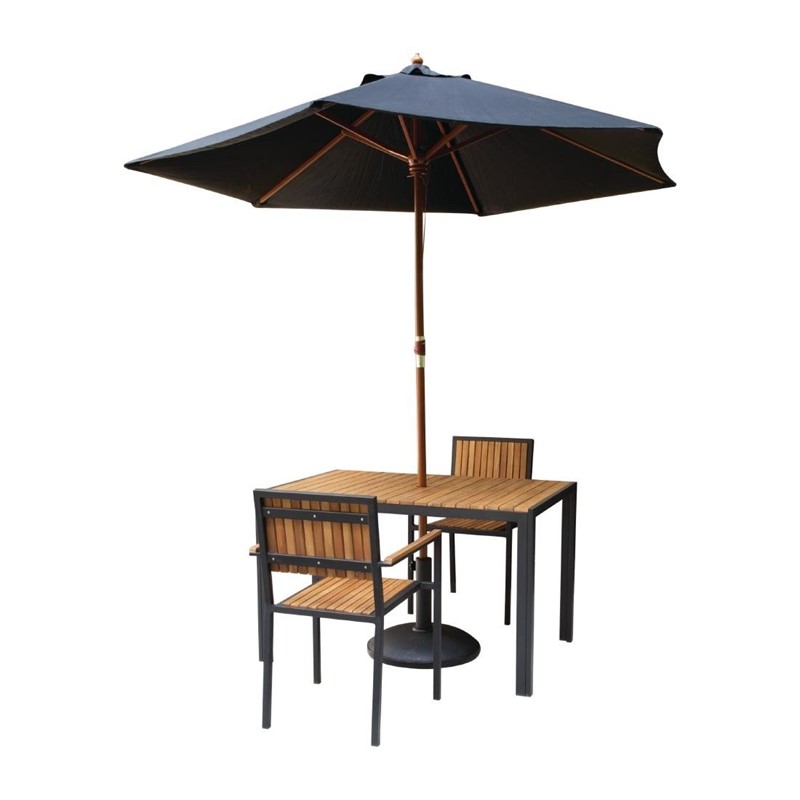 Garnituren 1+2 Lero  Outdoor Tisch 80x80 und Stühle