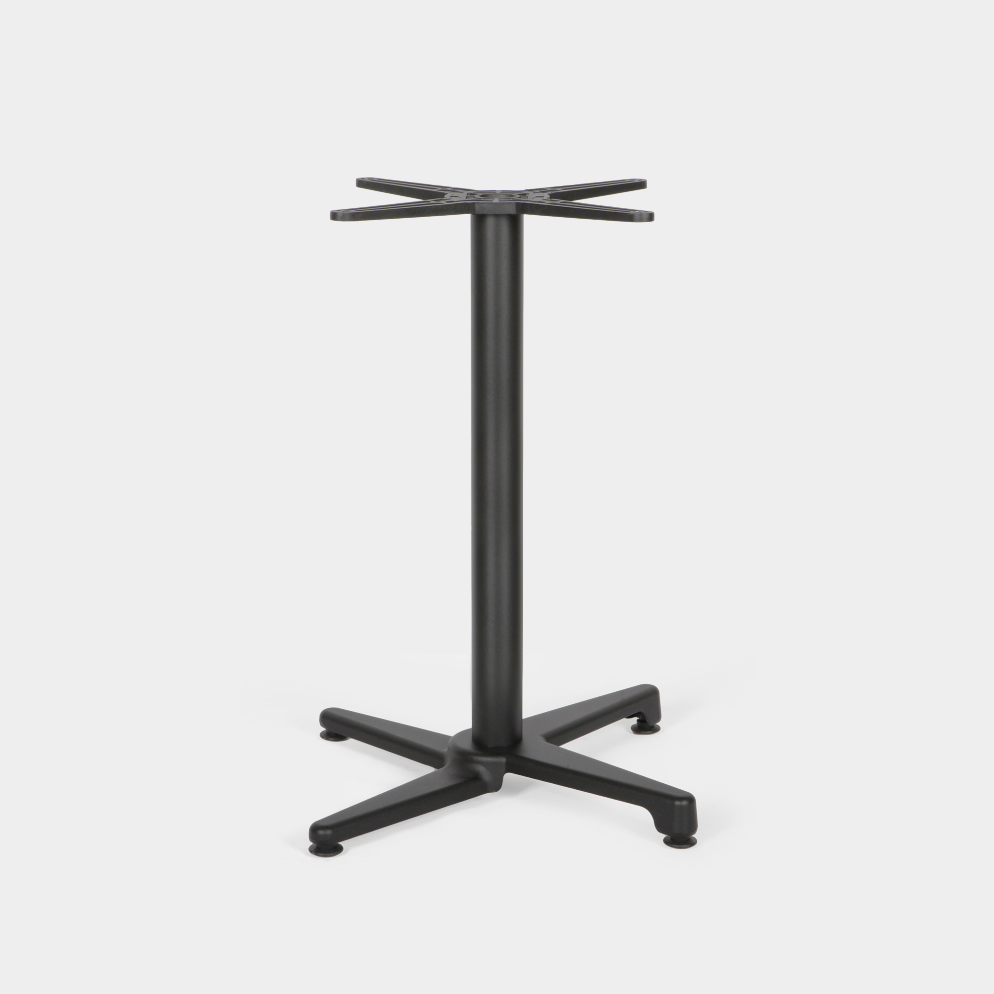 Tischbein Schwarz Gastronomie Bistro Innen und Außenbereich 71cm