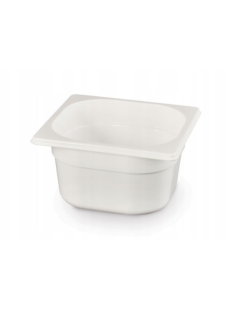 Gastronorm-Behälter 1/6 GN 1/6 1L Weiß 176x162x(H)65mm