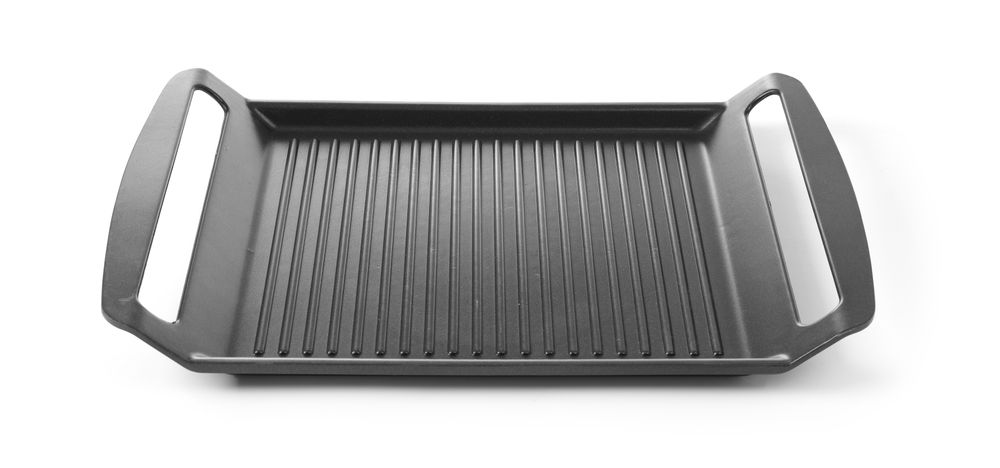 Grillplatte für Induktionskocher 390x260x(H)35mm-ING12129