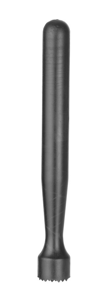 Cocktail-Stößel BarUp gezahnt Schwarz ⌀34x207mm