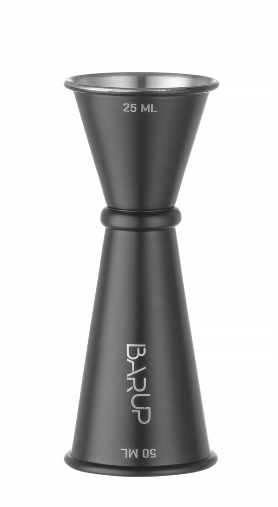 Barmaß 25/50 ml BarUp Schwarz ⌀45x(H)110mm-ING10939