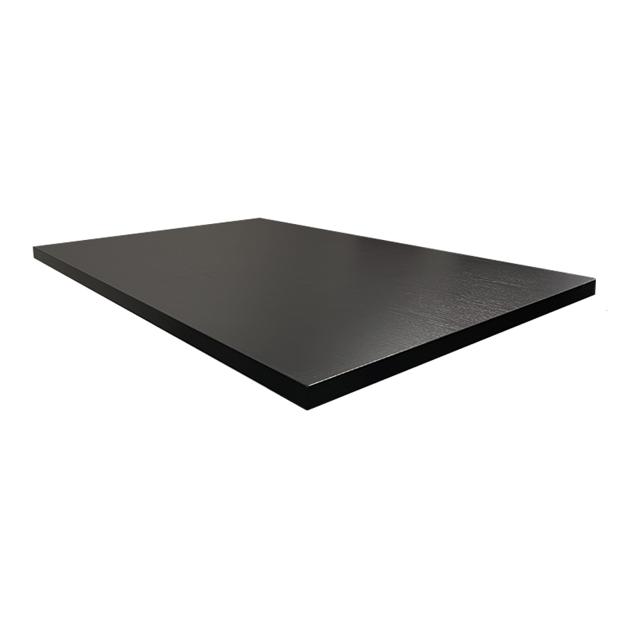 Tischplatte 150x80cm in Schwarz kratzfest Mit ABS Schutzkante
