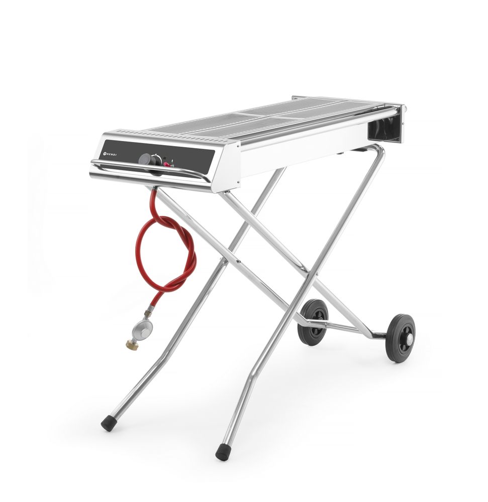 Gasgrill Xenon Pro 75kW 112x41x(H)90cm - Klappbar mobil mit Rollen