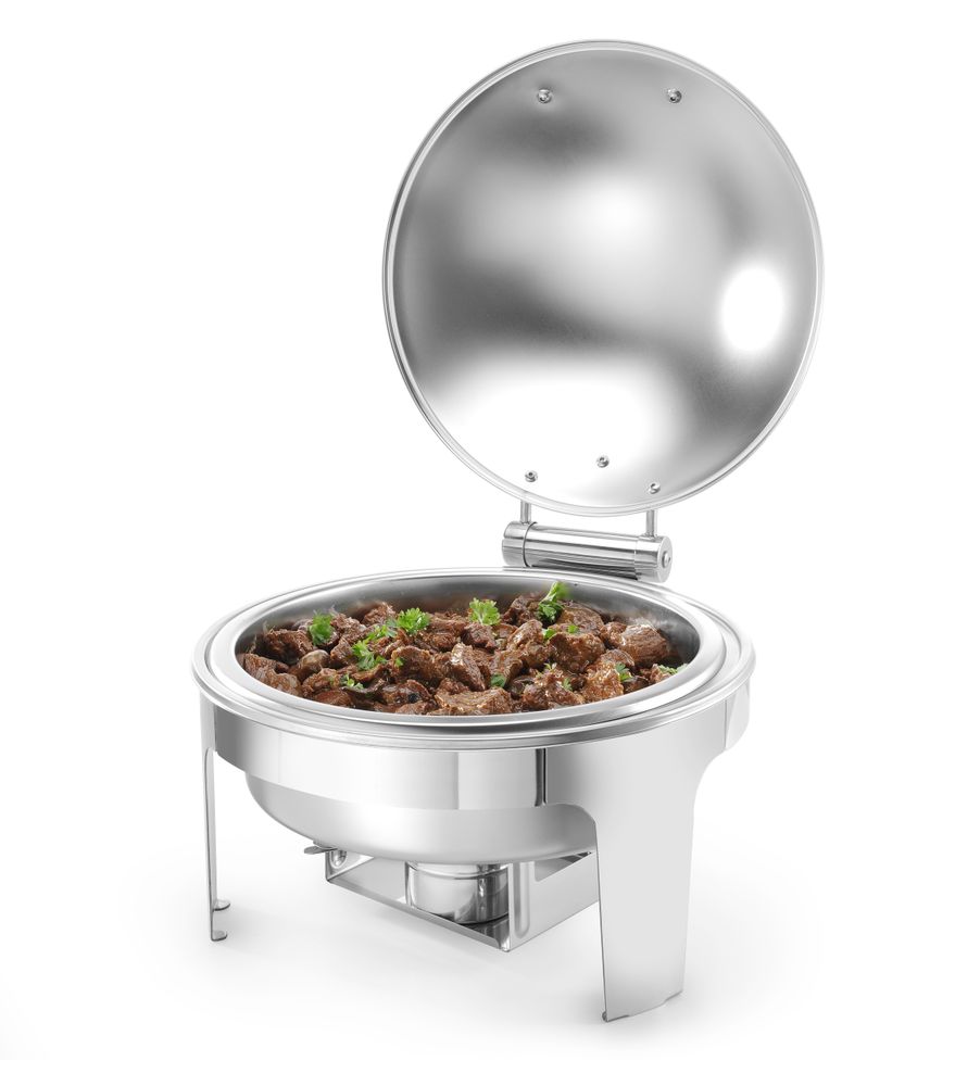 Chafing Dish rund satiniert Profi Line 6 Liter 46,5x42x(H)32cm