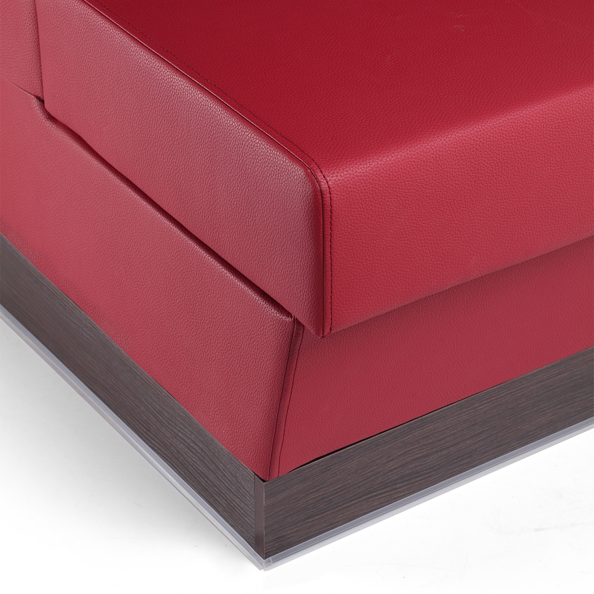 Sitzbank Florenz Weinrot 120cm Gastro Dinerbank Gastrobank Bank-ING10319