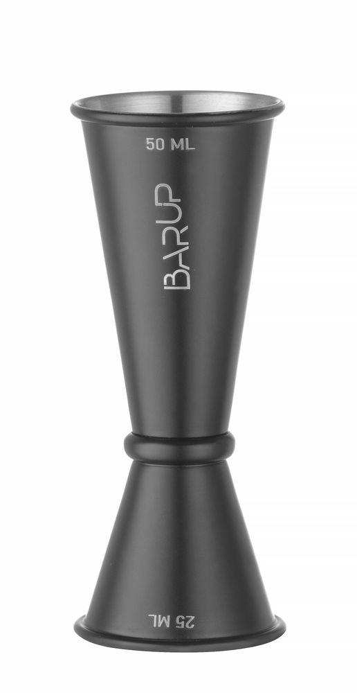 Barmaß 25/50 ml BarUp Schwarz ⌀45x(H)110mm-ING10939