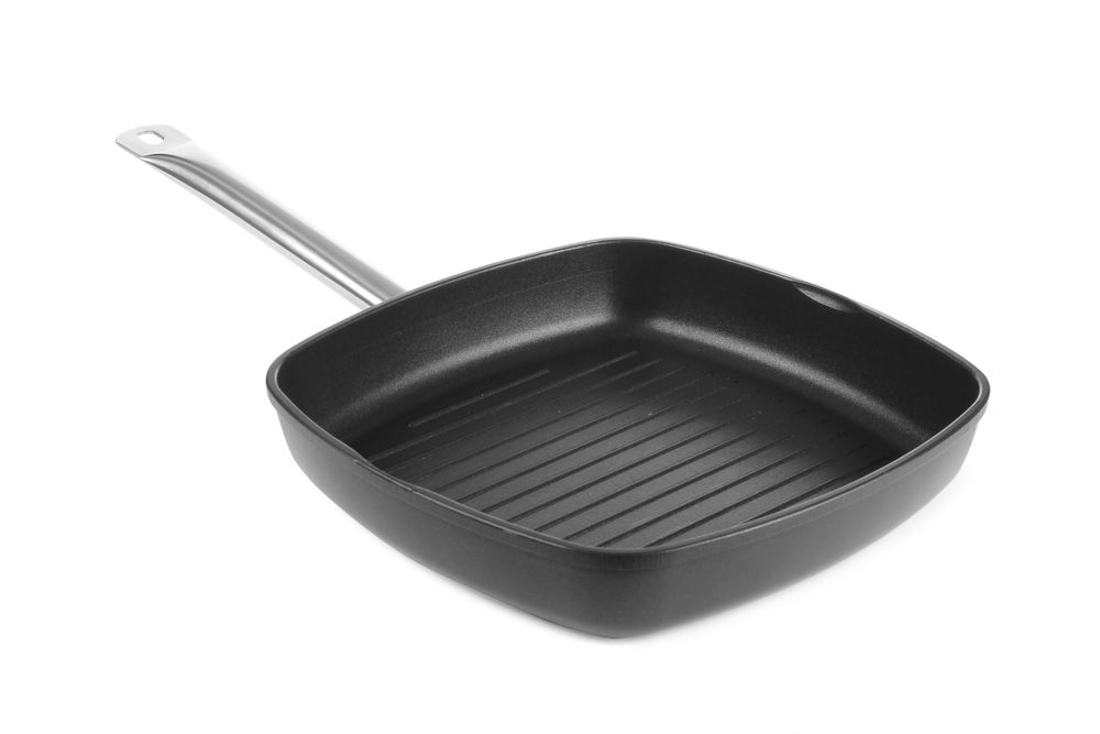 Grillpfanne mit gerillter Bratfläche Titanium Professional 550x290x(H)55mm